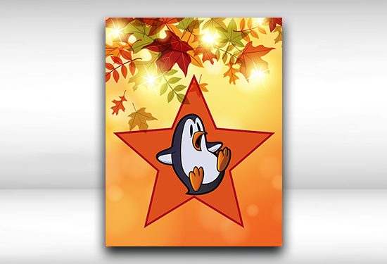 SIGNL03-Penguin-Fall-Sign-Fall